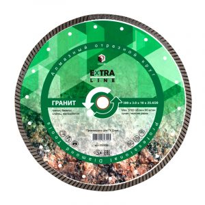 Специальный алмазный круг DIAM TURBO ГРАНИТ 300 мм EXTRA LINE 000636