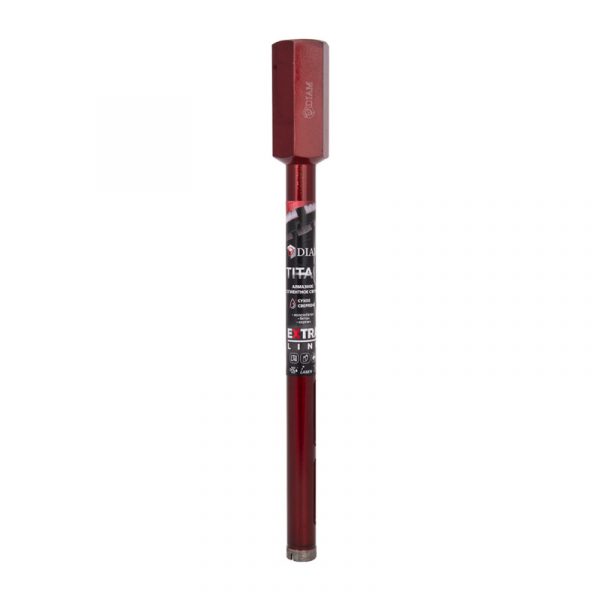 Алмазное сегментное сверло DIAM EXTRA LINE 25мм TITAN HIT (сухое сверление) 313019