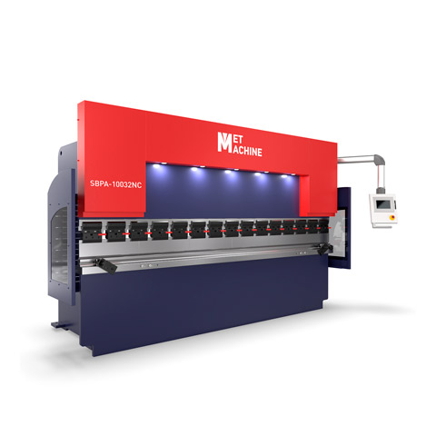 Гидравлический листогибочный пресс с ЧПУ и ручной компенсацией прогиба MetMachine SBPA-10032NC