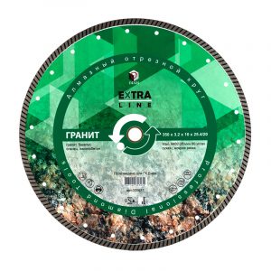 Специальный алмазный круг DIAM TURBO ГРАНИТ 350 мм EXTRA LINE 000637