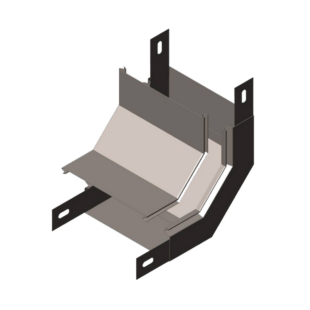 Подъем угловой 90° с крышкой UGF90