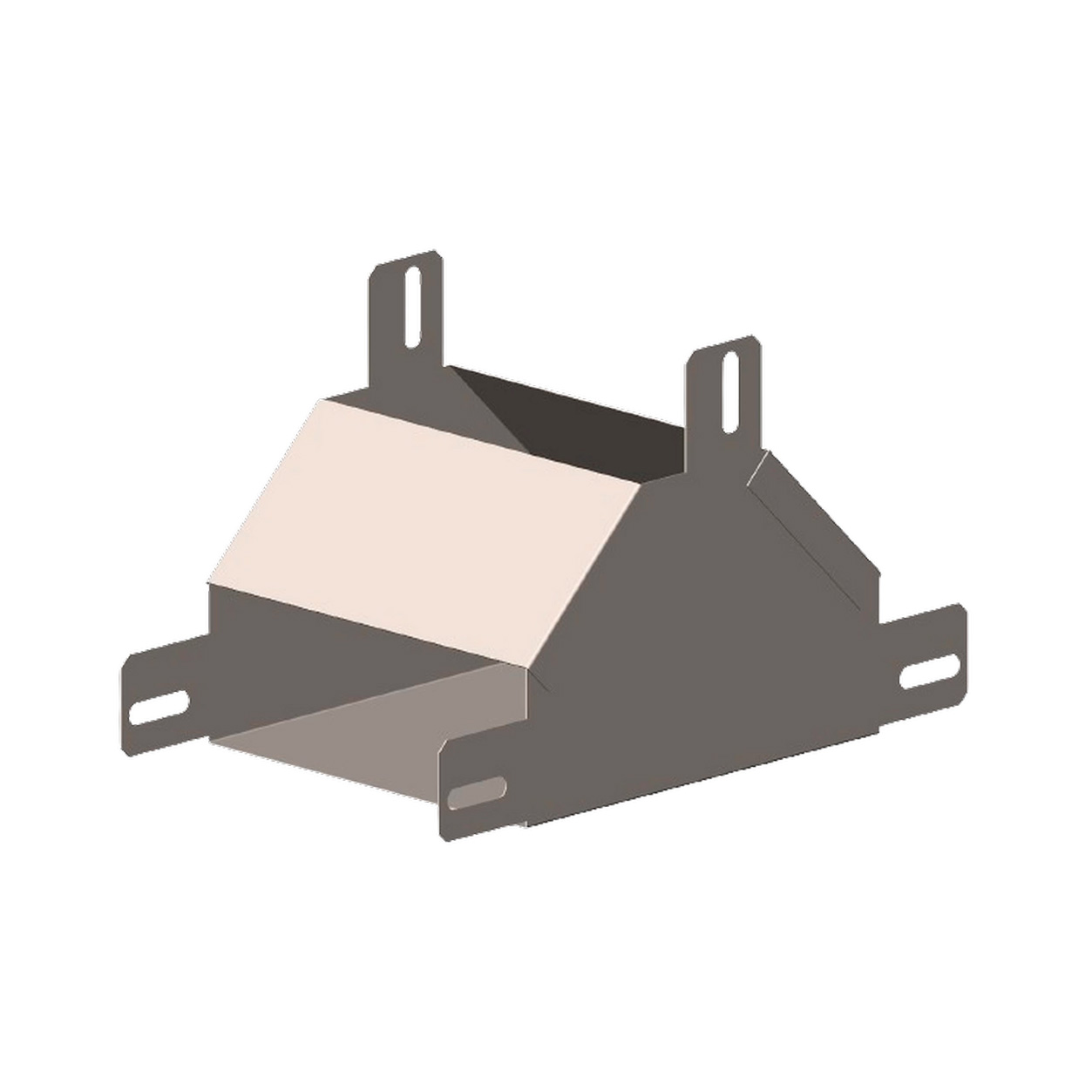 Подъём Т-образный вертикальный с крышкой (исп. 1) BGUFq90/BGUFqh90