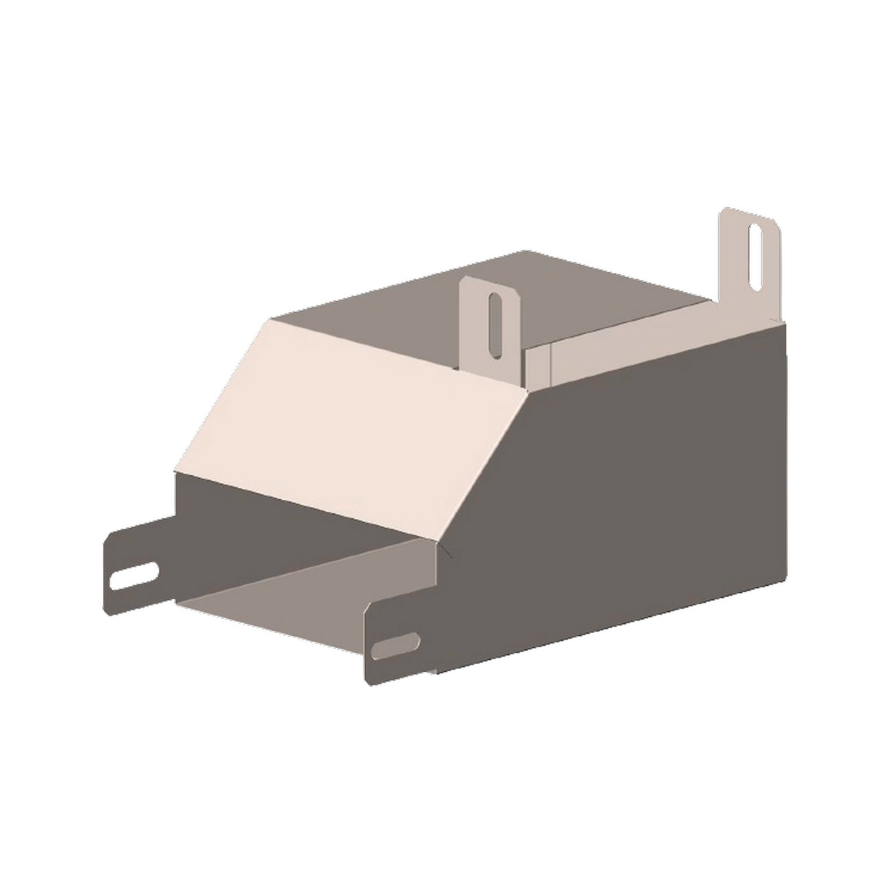 Подъём угловой вертикальный правый с крышкой TRUFq90/TRUFqh90