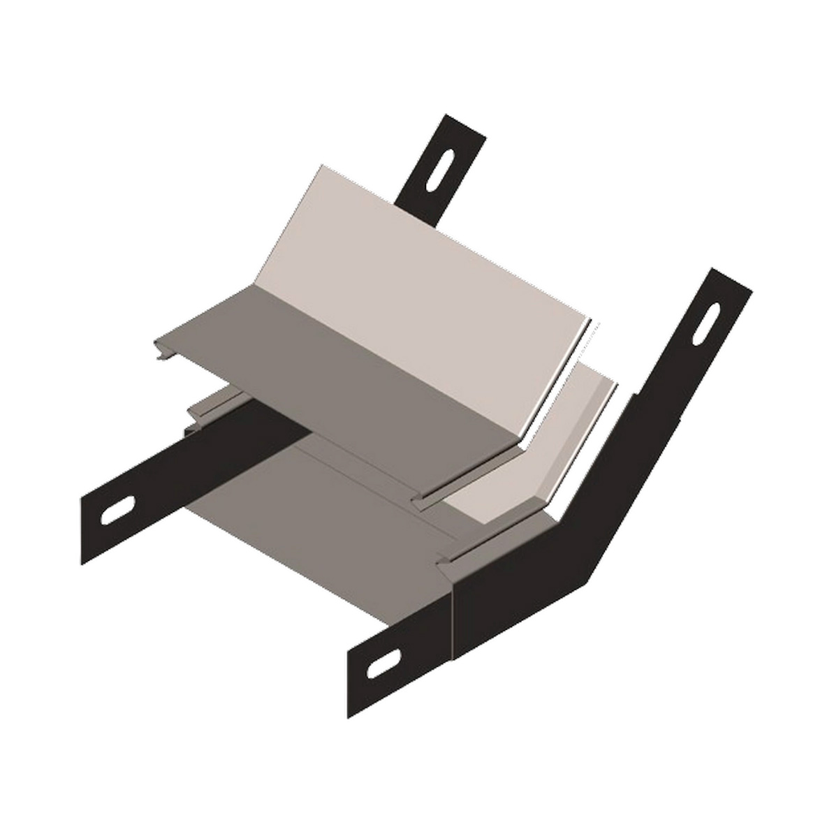 Полуподъём угловой 45⁰ с крышкой UGF45