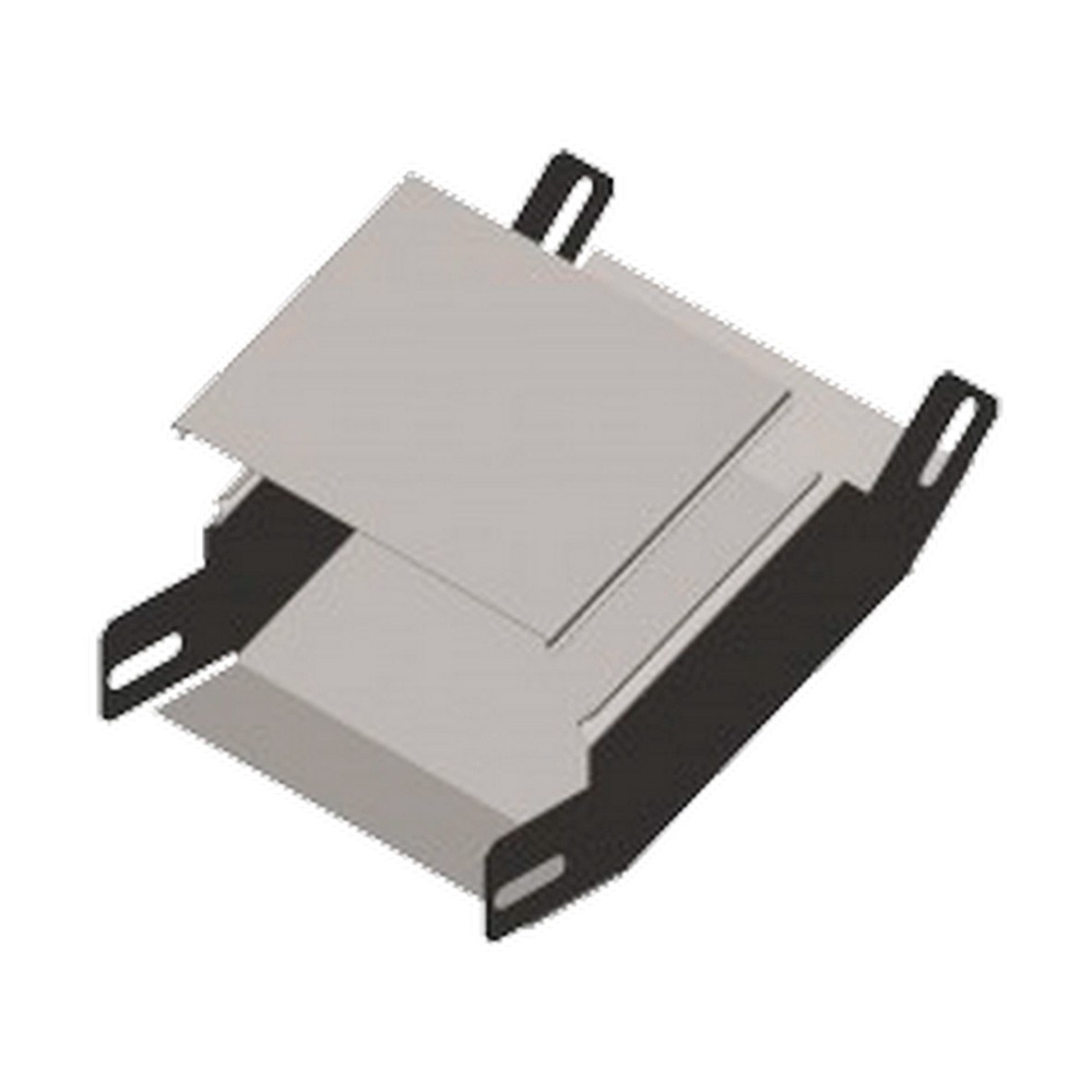 Полуподъём угловой 45⁰ с крышкой UGFq45/UGFqh45