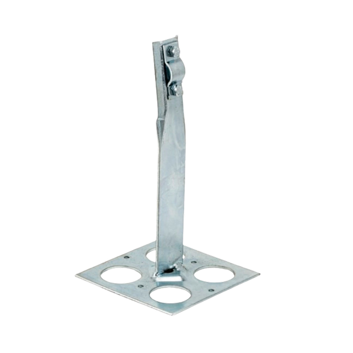 Приклеиваемый держатель с металлическим основанием и болтовым зажимом (артикул № 1207, 1211)