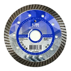 Алмазный отрезной круг DIAM TURBO ЖЕЛЕЗОБЕТОН 125 мм EXTRA LINE 000609
