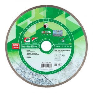 Алмазный отрезной круг DIAM GRANITE-ELITE 250/32 мм EXTRA LINE 000165