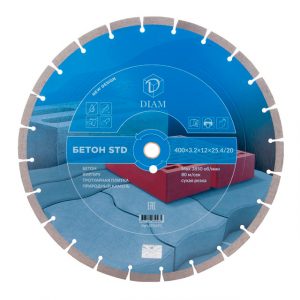 Алмазный отрезной круг DIAM БЕТОН STD 400 мм 000693