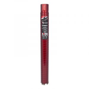 Алмазное сегментное сверло DIAM EXTRA LINE 52/450мм TITAN HIT (сухое сверление) 313031