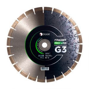 Сегментный алмазный круг DIAM 350 мм ГРАНИТ PRO LINE G3 030656