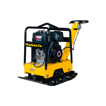 Виброплита реверсивная MASALTA MS250-1S, дизельная, Kama KM186F, 250 кг